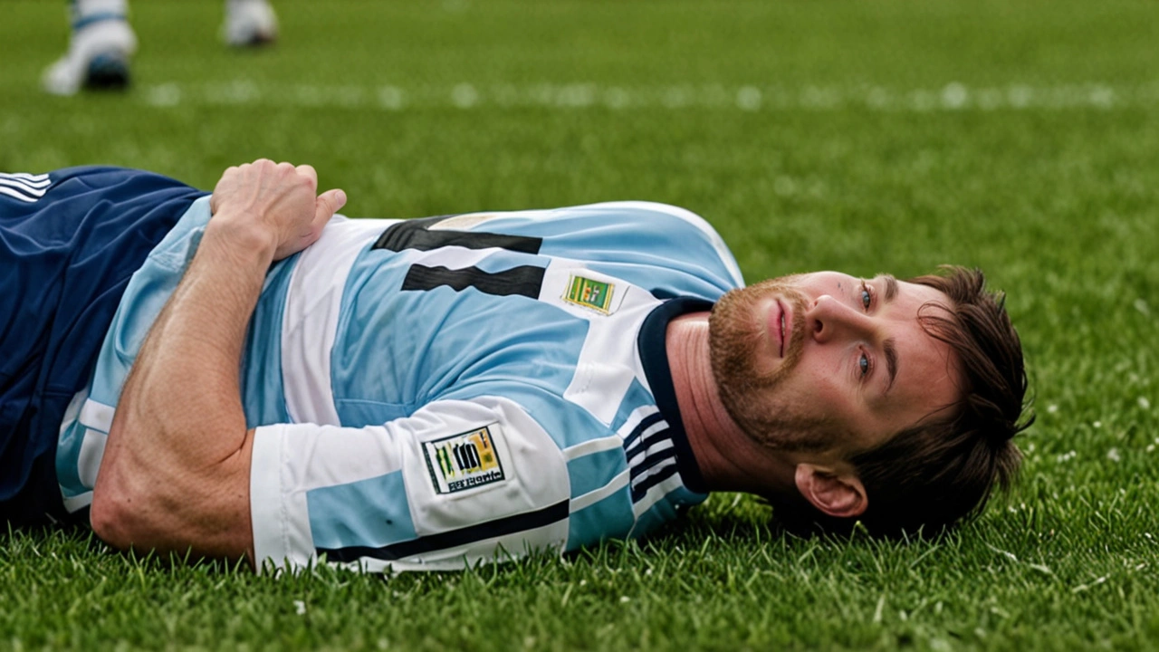 Lionel Messi Faces Leg Injury in Copa America Final Match Against Colombia