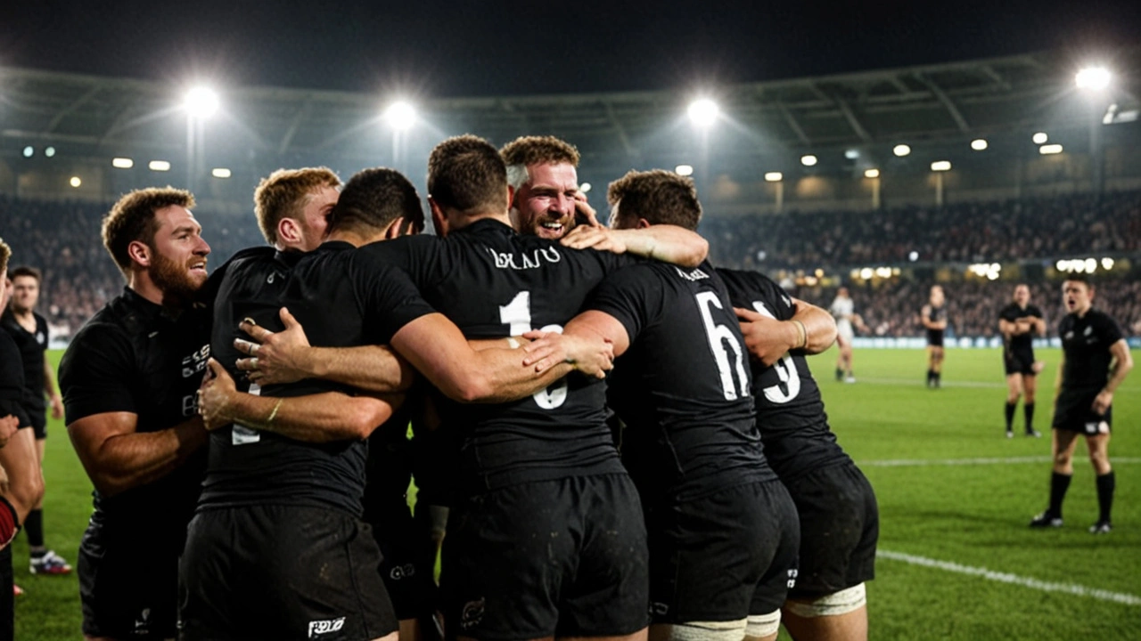 New Zealand Triumphs Over England 24-17 in Historic Rugby Clash at Eden Park