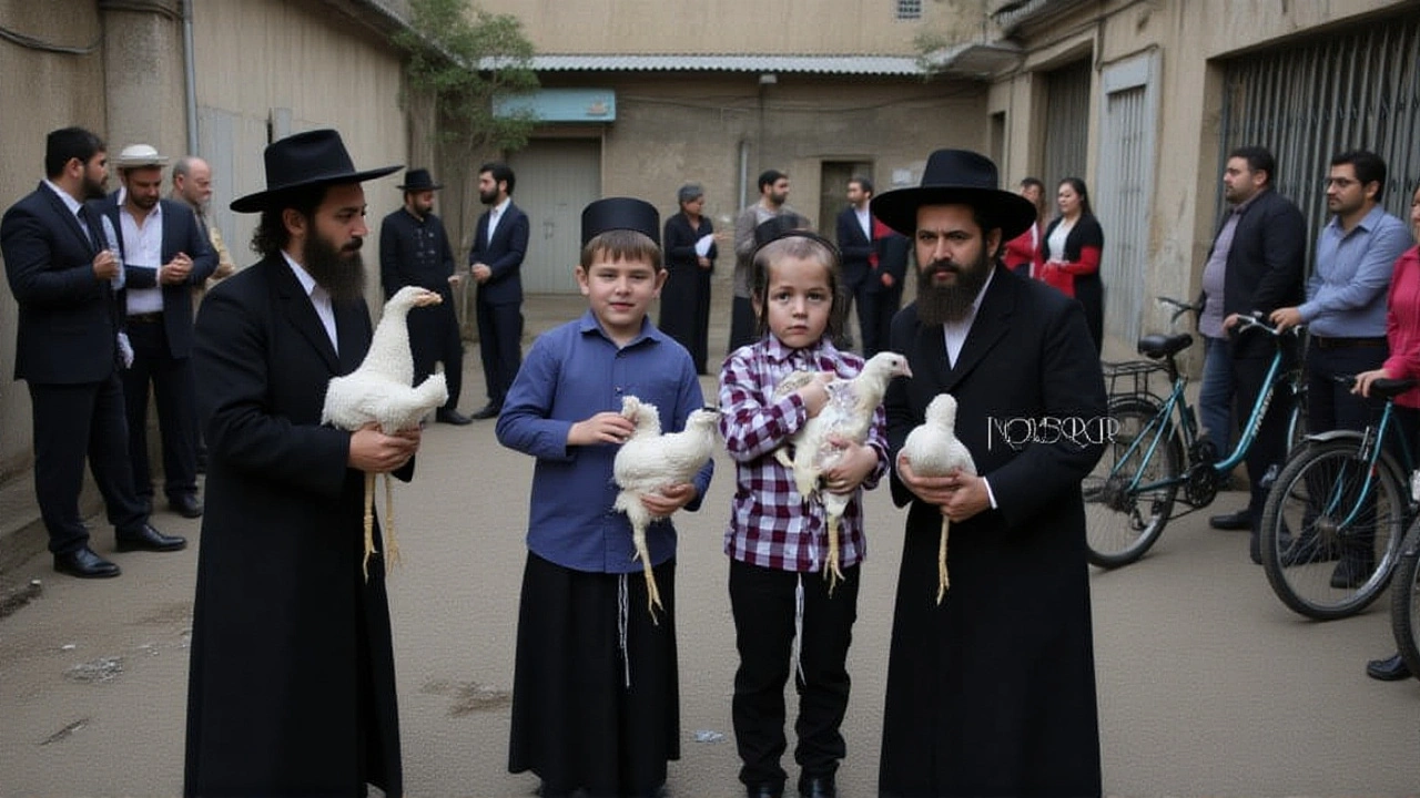 Ultra‑Orthodox Jews Hold Kaparot Ritual in Bnei Brak as Yom Kippur Approaches